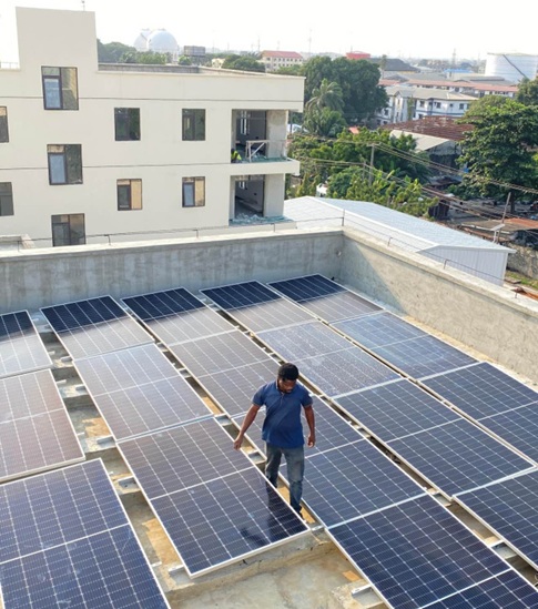 Nigeria - Techo plano de 80 kWp
