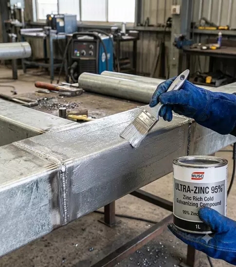 Cómo prevenir la oxidación en los puntos de soldadura de las estructuras de montaje solar galvanizadas.