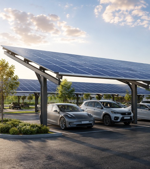 De los estacionamientos a las centrales eléctricas: Cómo aprovechar el valor de las marquesinas solares