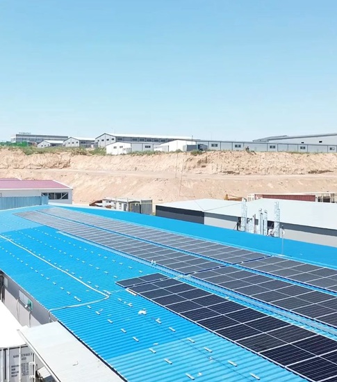 Kazajstán - Techo trapezoidal de 500 kwp